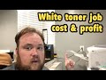 Uninet white toner shirts & hats (love this machine) time lapse at the end - vlog 227 - Print Shop