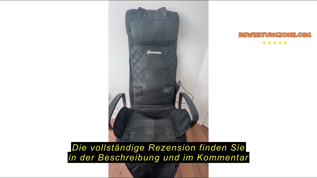 Produktbewertung SLOTHMORE comrelax Massagesitzauflage mit Wärme,10 Vibrationsmotoren Massageauflage