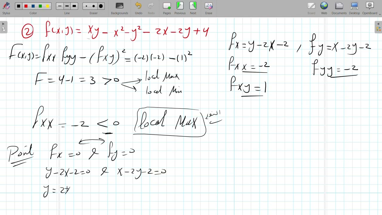 17 Extreme values, Lagrange Multipliers