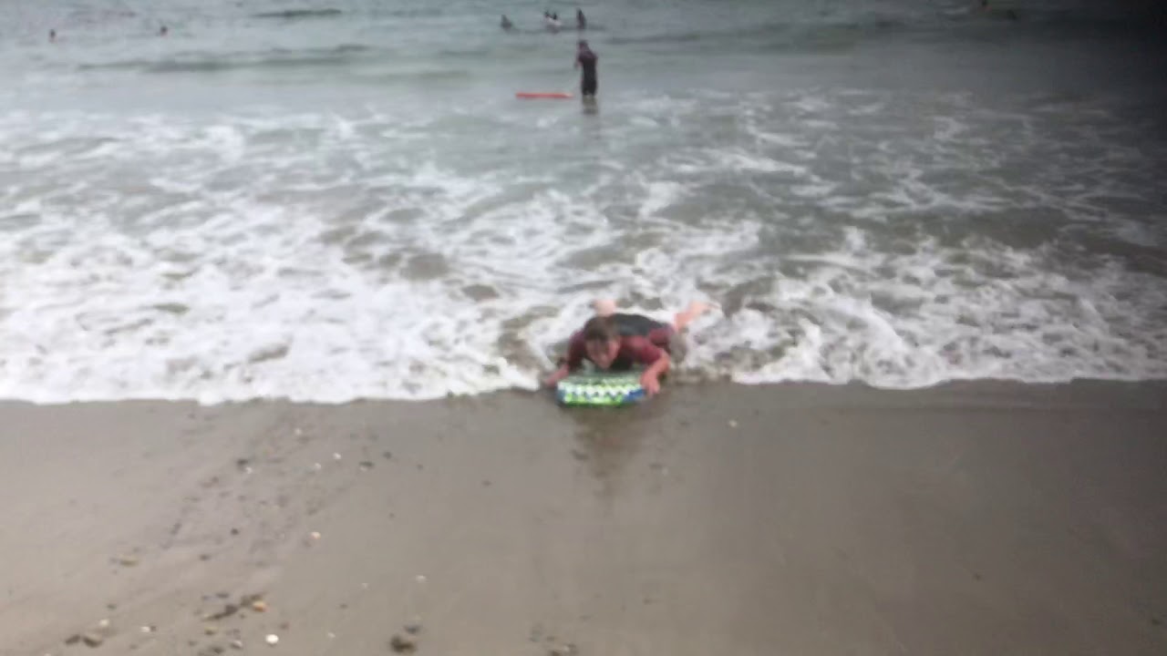 Bodyboarding,IOM,Laxey beach.