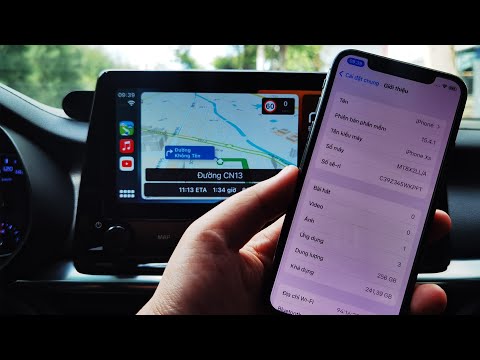 iPhone XR iOS 15.4.1 Full Carplay Xem Youtube + VIETMAP Live