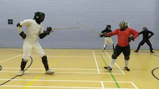 Kvetun Easton Mkiii Sabre Sparring - Sam vs Nick
