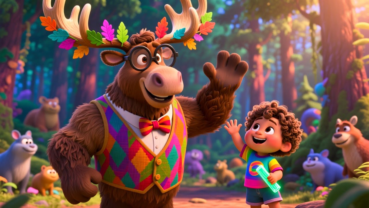 Mr. Moose Plays ABC 🦌🎶 | Learn Alphabet for Kids | Fun Preschool Learning Video