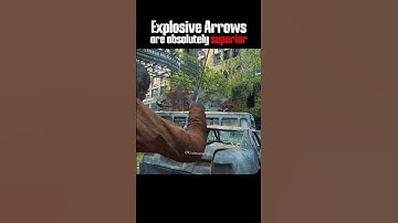 explosive arrows are something else #tlou #thelastofus