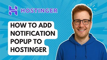 Hoe u een pop-upmelding aan Hostinger toevoegt [Handleiding 2025]