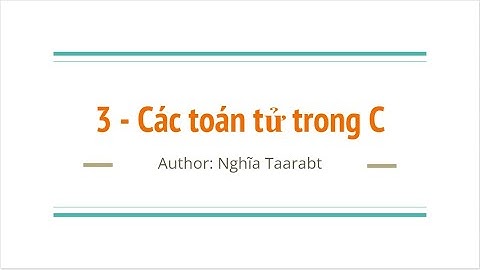 Toán tử dòng trong C++