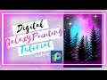 How to make Galaxy on IbisPaintX  (Quick and Easy )