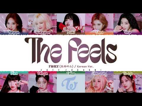 TWICE 'THE FEELS' EASY LYRICS  Another love lyrics, Song lyrics wallpaper,  Korean song lyrics