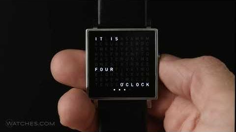 Qlocktwo Watch by Biegert & Funk