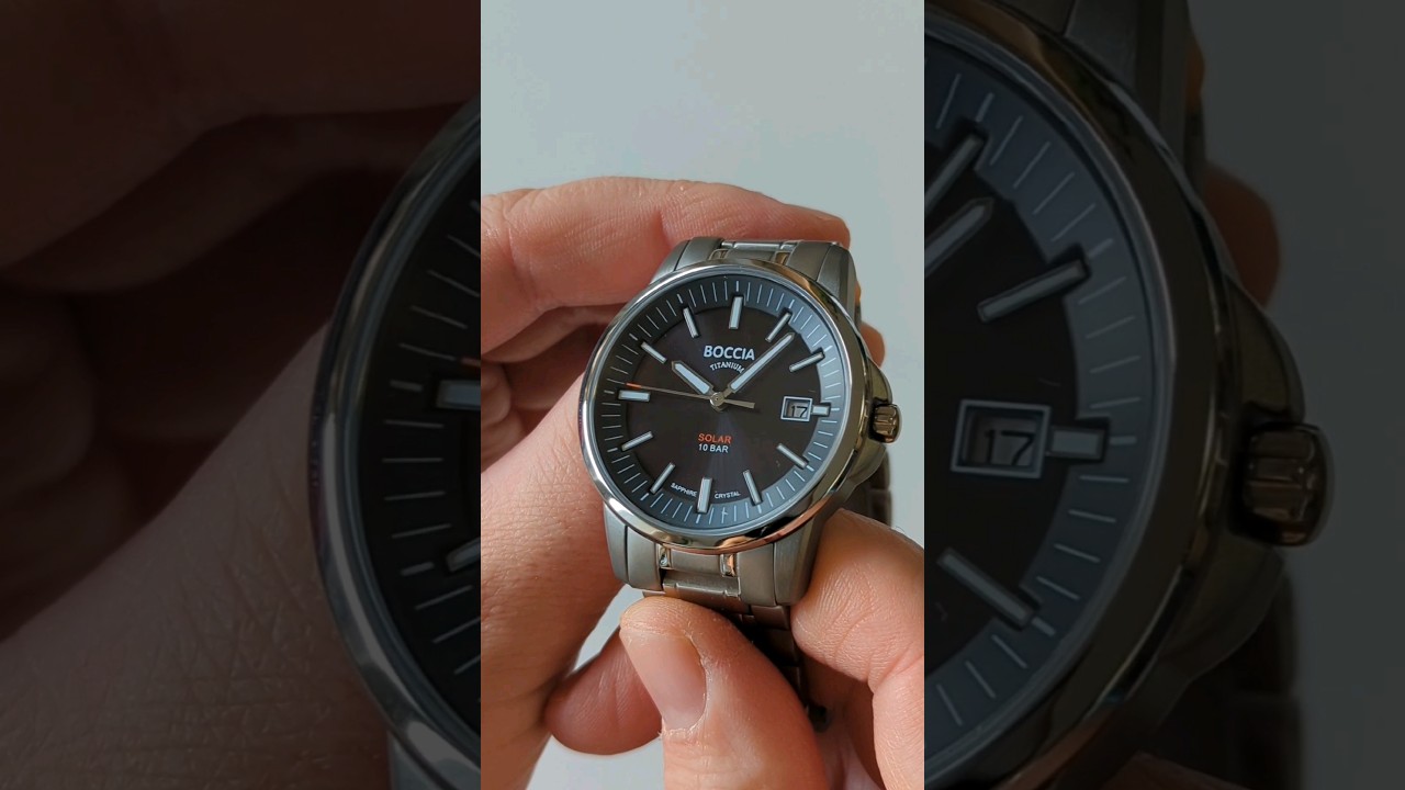 Boccia Titanium Solar 3643-04 #watch #unboxing - YouTube