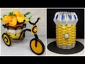 Ide Kreatif Sepeda Bunga & Vas Bunga Dari Tali Kur | Best Out Of Waste | Plastic Spoon Craft ideas