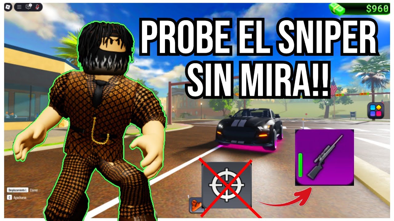 😈ASI FUNCIONA EL SNIPER SIN MIRA EN block spin ESTO ESTA ROTO??... roblox