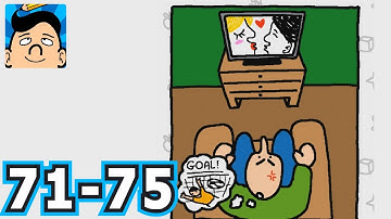 Just Draw level 71 - 75 Android Gameplay Walkthrough| Drawing Puzzle