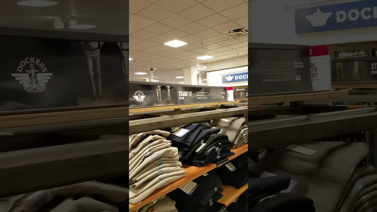 Men's Clothing Section In JCPenney In New York Mall YouTube
