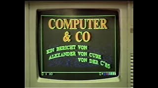 ARD (WDR) 18.06.1985 - Computer & Co Messe c'85 in Köln 1985 (Vorläufer der CeBit) Alexander v. Cube