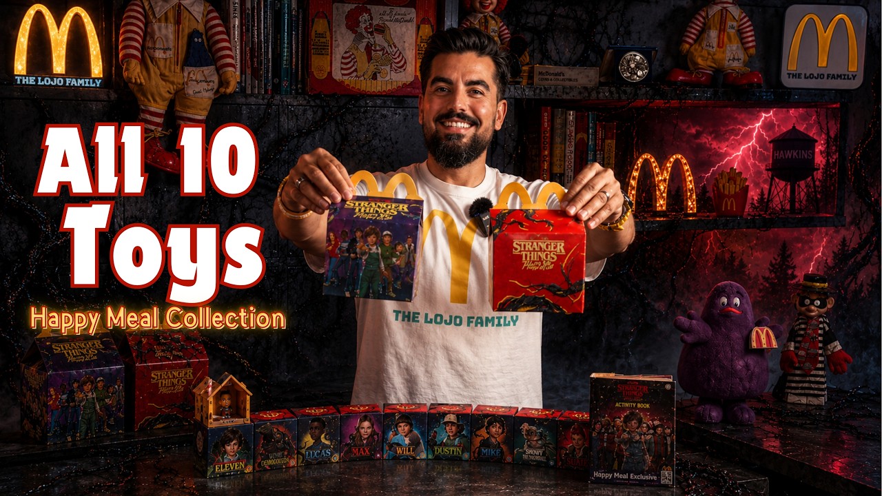ストレンジャーシングス ハッピーミールトイ コンプリート Stranger Things Happy Meal Complete Unboxing | Golden Toyland