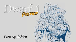 Digital Painting Timelapse | Preview: Dwarf 1 | TEGN | Fantasy Art