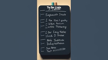 To Do Lists