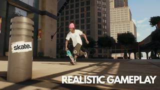 Realistic Skate. Gameplay #2 (Raw Footage)