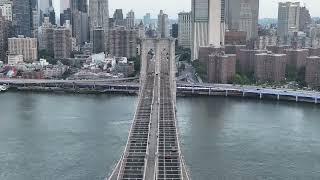 Brooklyn Bridge and Olympia DUMBO Aerial