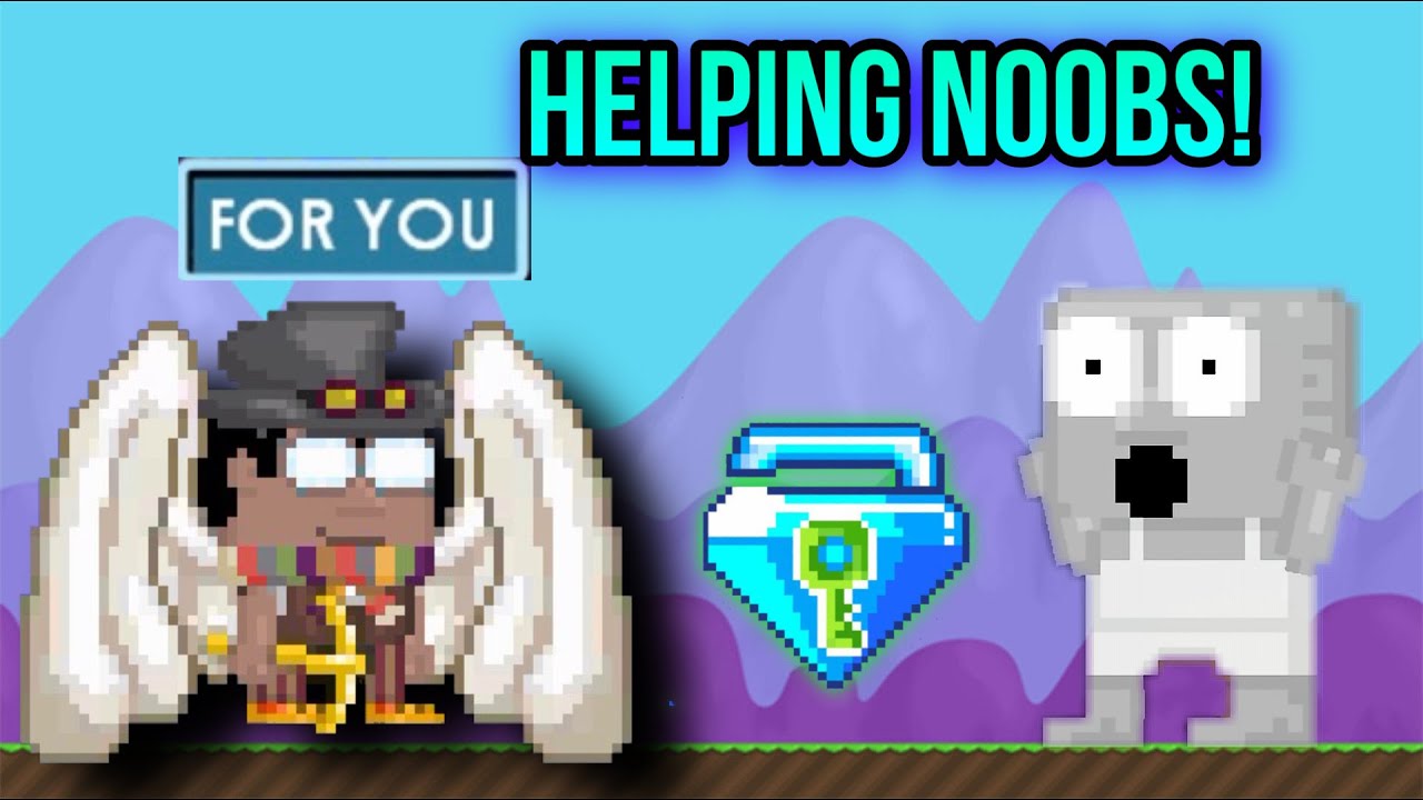 Growtopia Helping Noobs! 