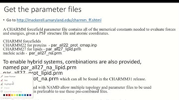 Basic Files needed to get started MD simulation