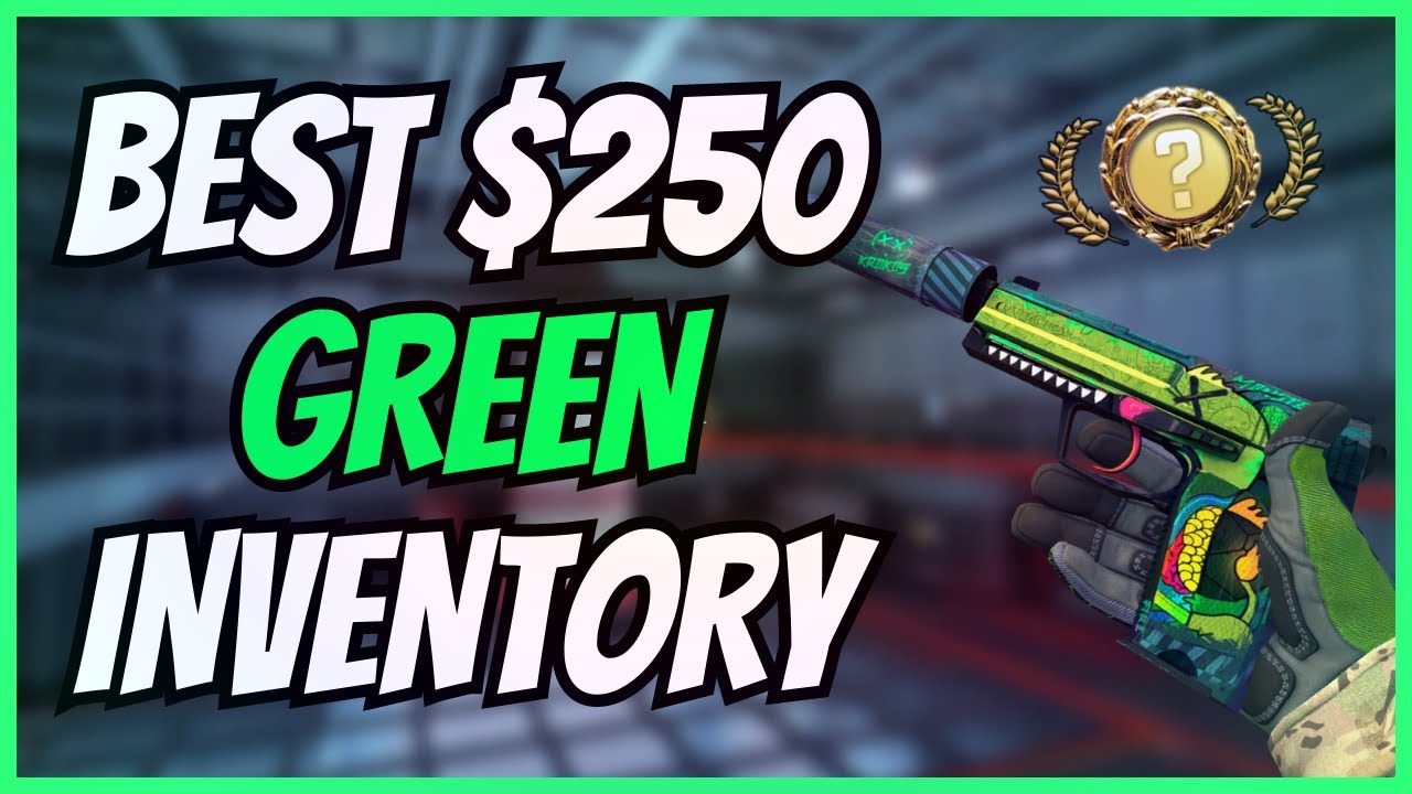 FULL GREEN CS:GO INVENTORY FOR $250! The Best Cheap Green CSGO Skins ...