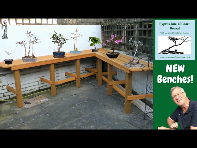 Building my Bonsai Benches - YouTube