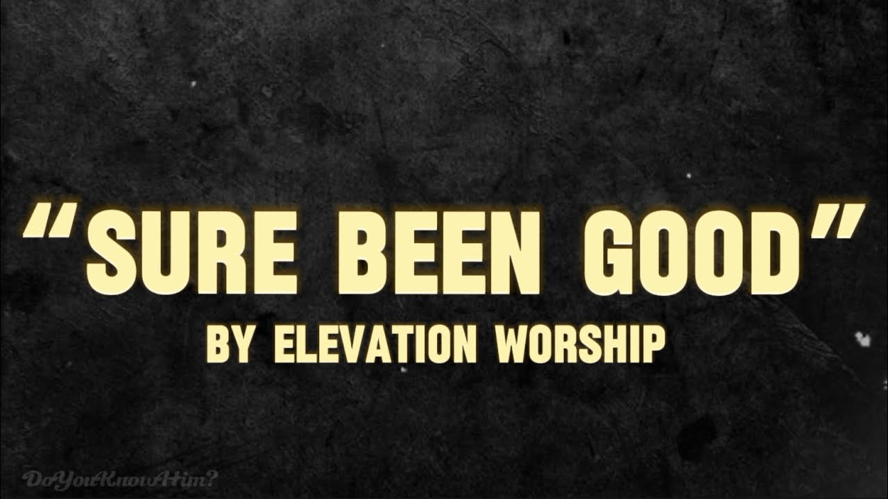 Sure Been Good | Live Drum Cam | New Song from @elevationworship