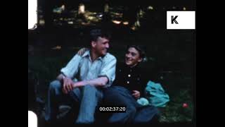 1930s UK, Camping Trip Holiday, Campsite, Home Movies, 8mm