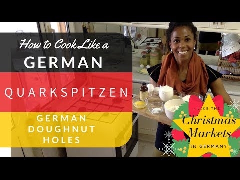 Quarkspitzen German Style Doughnut Holes - Like at the Christmas Markets!