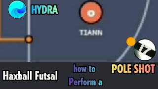 Haxball Futsal - How to Execute a Pole Shot perfectly!