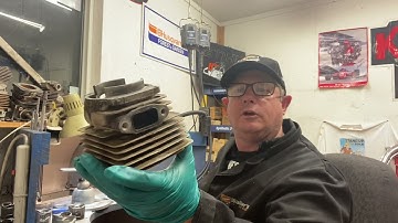 Donny walker porting saws chamfering pistons and what ever eh
