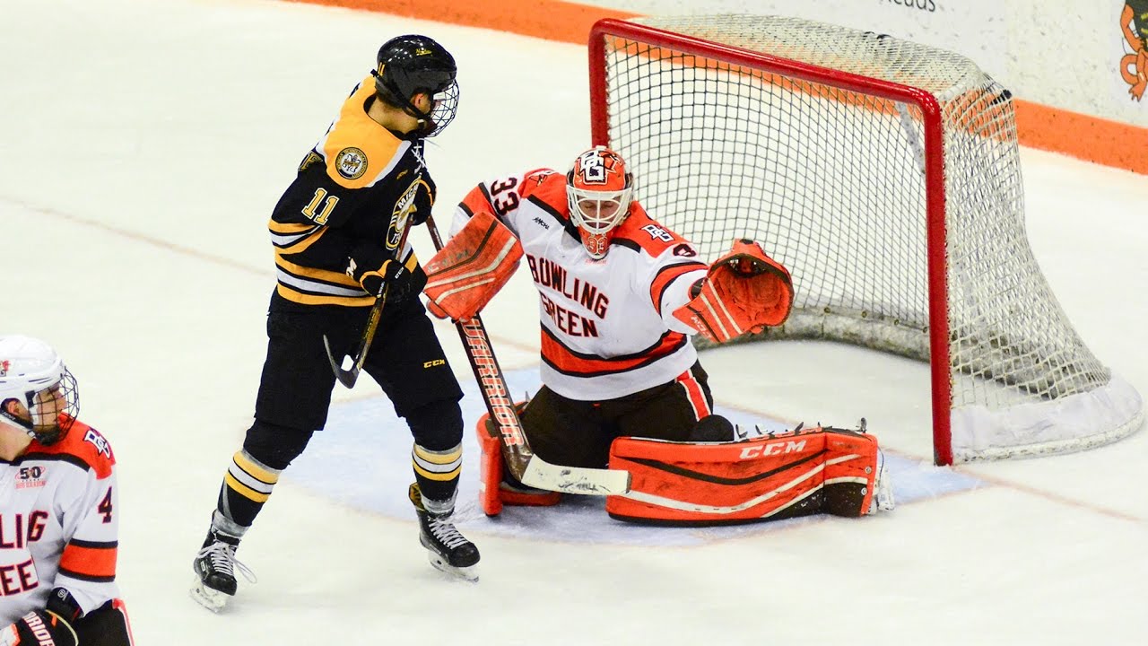 Hockey Highlights Tech at Bowling Green Dec 9 YouTube