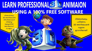 CREATING 3D ANIMATIONS INTRODUCTION /BLENDER 2.9 MALAYALAM TUTORIALS in 4K UHD