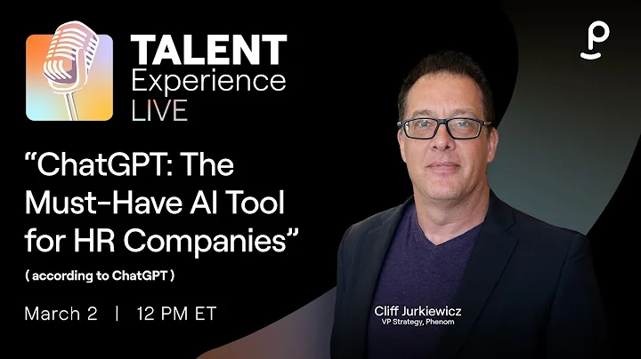 "ChatGPT: The Must-Have AI Tool for HR Companies” (according to ChatGPT)