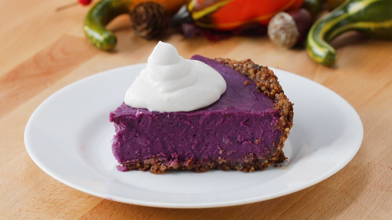 purple sweet potato pie recipe