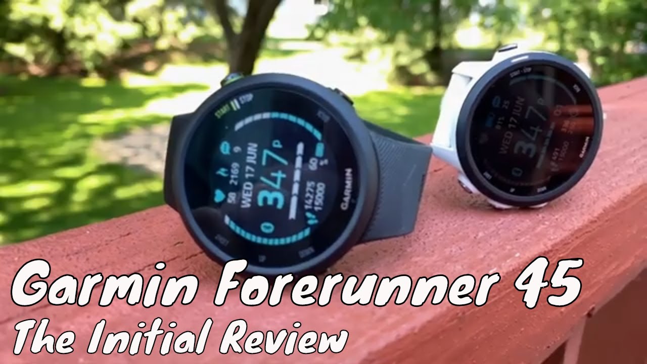 Garmin Forerunner 45 Review: 9 New Things To Know // Hands-on walk