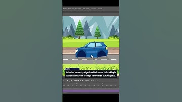 Adobe Animate ile araba animasyonu nasıl yapılır? #keşfet #automobile #adobe #animate #animasyon