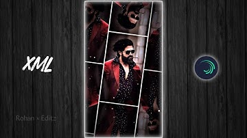 No Love X Tigini Xml File 👿 | Alight Motion Presets Xml | Attitude XML File @Rohaneditz580