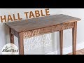 Making A Hall Table With Built In Storage
