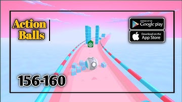 Action Balls Ring - level 156 to 160 - SpeedRun Gameplay Walkthrough (Android, iOS)
