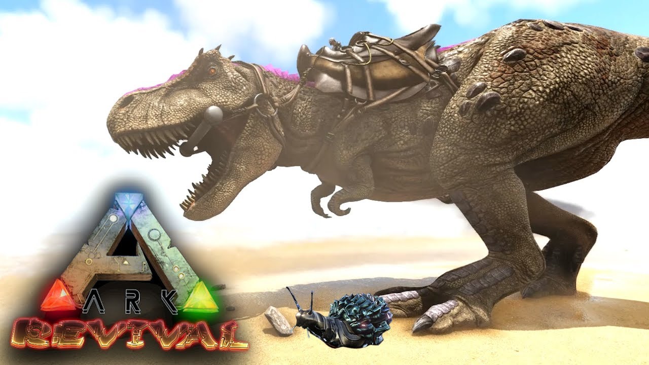 Ark Revival 15 Lvl 145 Rex Ark Survival Evolved Deutsch Speed Pvp Youtube