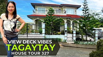Ung View Talaga ang Matindi ! 😍⛰  Big House for Sale in Splendido Tagatay. House Tour 327