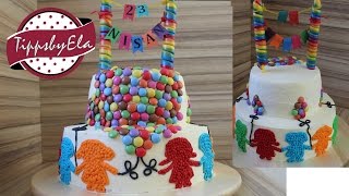 Kindertorte 2 stöckige Sahne Torte Anleitung 23 Nisan Pasta