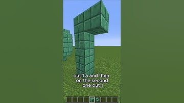 How to Build the Letter P in Minecraft #shorts #minecraft #tutorial #alphabet