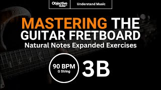 Mastering The Guitar Fretboard: Natural Notes Expanded Exercises 3B (G String)