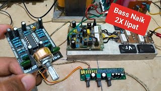 'Bass Naik 2X lipat ' Cara Pasang Giga Bass / Turbo Bass pada Power Amplifier