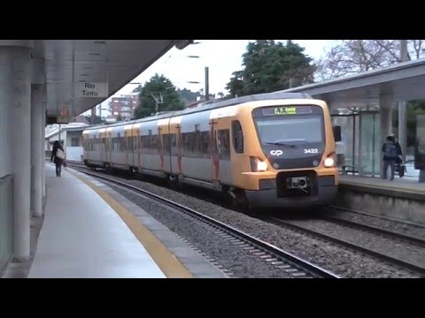 Comboios de Portugal - 3422 en Rio Tinto con destino Porto-São Bento