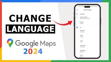 How To Change Google Maps App Language  2024 | Maps Language Settings